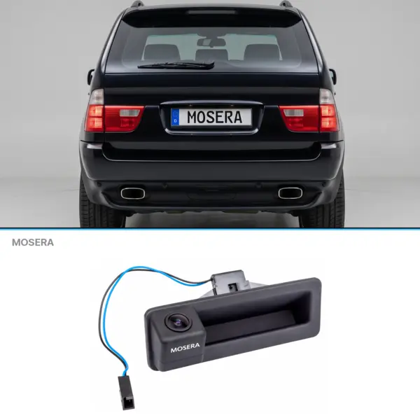 Cameră marșarier BMW X5 E53 2000-2006 AHD 1080P NTSC MOSERA