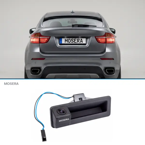 Cameră marșarier BMW X6 E71, E72 2007-2014 AHD 1080P NTSC MOSERA