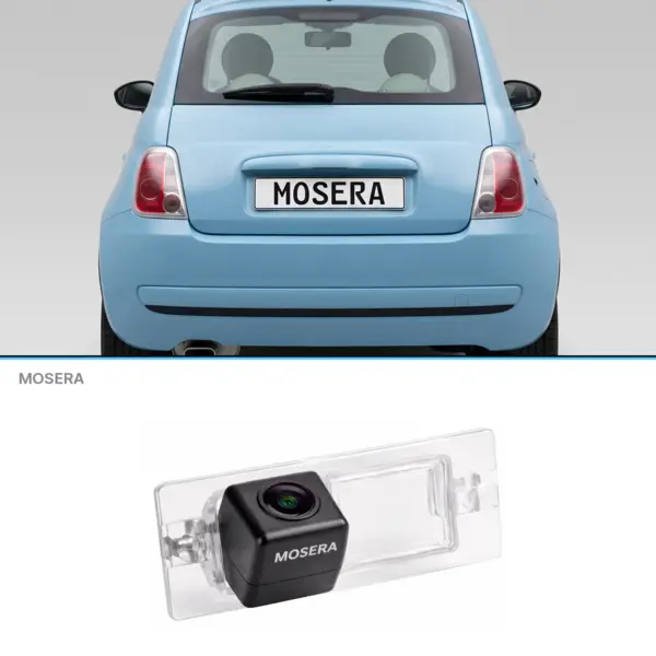 Cameră marșarier Fiat 500 2007+ AHD 1080P NTSC MOSERA