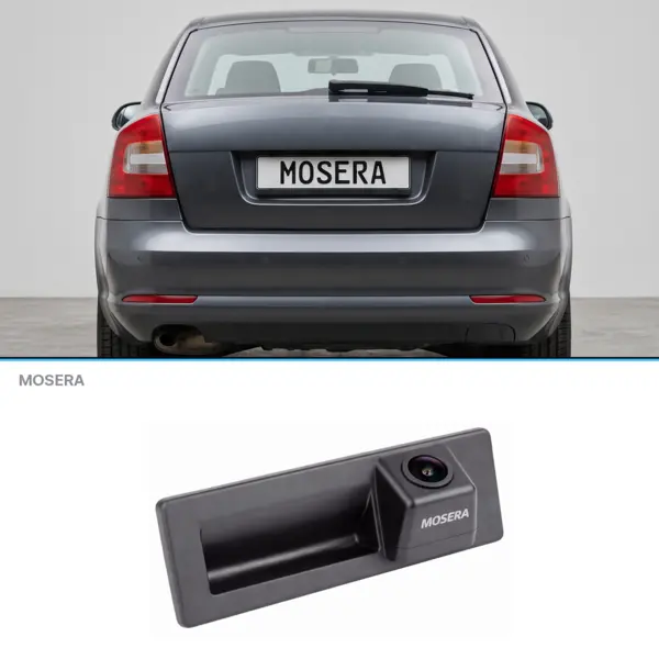 Cameră marșarier Skoda Octavia 3 2013-2020 în mâner AHD 1080P NTSC MOSERA