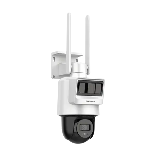 Camera PT IP, 4MP, 4G, 2.8mm, IR 30m, Audio, PIR+Radar, Panou solar, Acumulator - Hikvision DS-2DE2C400IWG-K-4G-C09S20-2.8mm