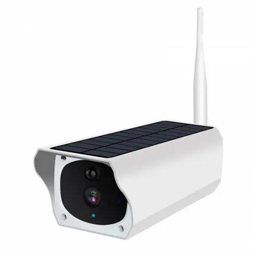 Camera solara HD pentru exterior microfon si speaker incorporat