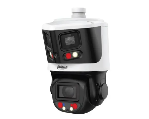 Camera Speed Dome IP PTZ Dahua, WizSense, 8MP+4MP, 10x, Alarma, Iluminare Duala, Audio, IP66, SDT3E410-8P-MB-A-PV1
