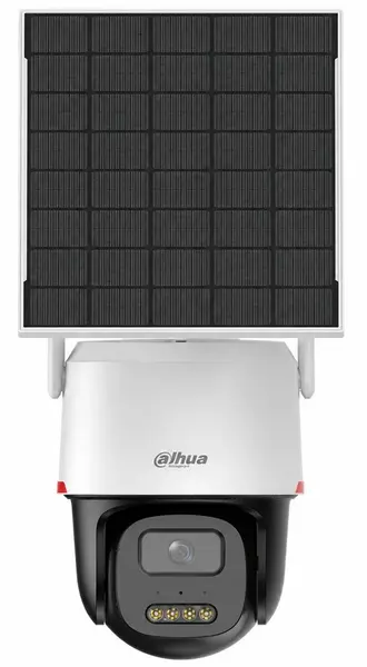 Camera supraveghere 4G cu panou solar Dahua APOLLO BP3EW-4GP, 3MP, rotire, inclinare, Full-Color 20m, detectie AI om/vehicul, AOV 24/7, audio, slot microSD, IP66