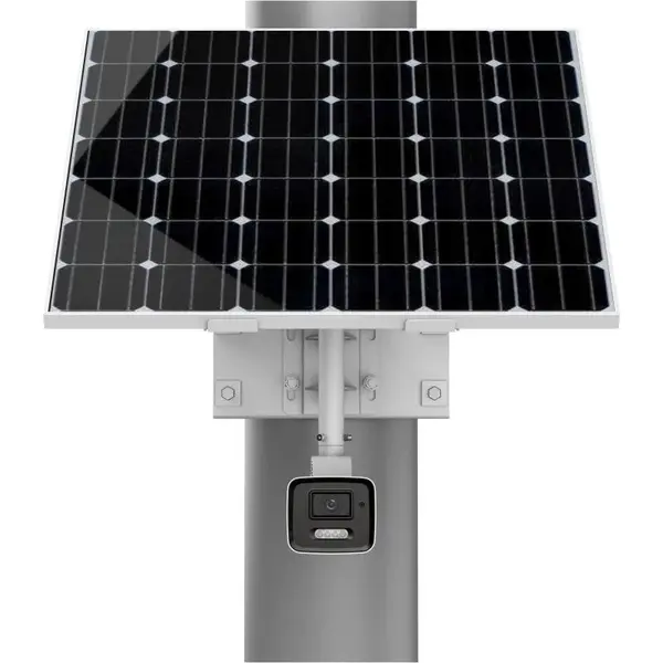 Camera supraveghere 4G cu panou solar si baterie Hikvision DS-2XS6A47G1-LS/C36S80, 4 MP, ColorVu, AcuSense, WDR 130 dB, LED alb 30m, slot microSD si eMMC 64GB, IP67
