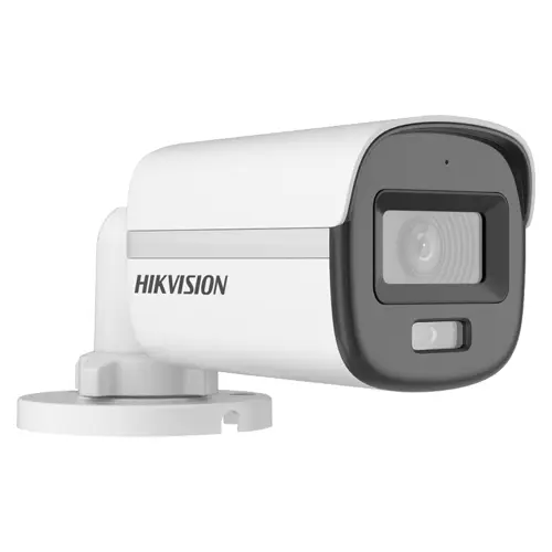 Camera supraveghere ColorVu Dual Light Analog 5 Megapixeli, lentila 2.8mm, IR 20m, lumina alba 20m, Microfon, IP67 - HIKVISION DS-2CE10KF0T-LFS-2.8mm