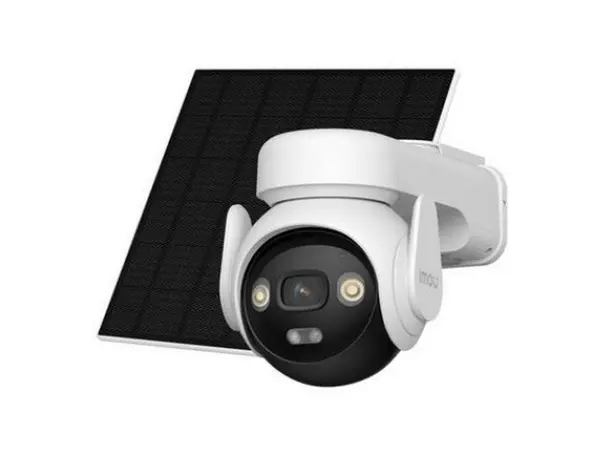 Camera supraveghere cu baterie si panou solar Imou 5MP, 4G+Wi-Fi, sirena si alarma luminoasa, detectie umana, audio, slot microSD, IPC-B7ED-5M0TEA-EU/FSP14