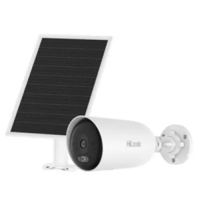Camera Supraveghere cu Panou Solar, slot SIM 4G, Hikvision HiLook IPC-CFS04/4G-SIM, 4MP, baterie 9000 mAh, iluminare 30m, IP66