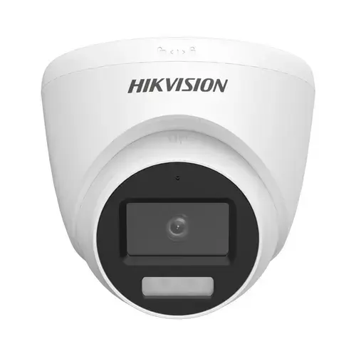 Camera supraveghere Dome Hikvision Smart Hybrid Light DS-2CE78K0T-LFS, 5 MP, IR 40 m, lumina alba 20 m, 2.8 mm
