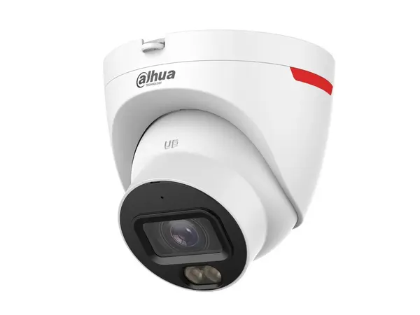 Camera supraveghere dome IP Dahua IPC-HDW2649T-S-LED-0280B-PRO, 6MP, 2.8mm, LED alb 30m, microfon, slot card SD, PoE, IP67
