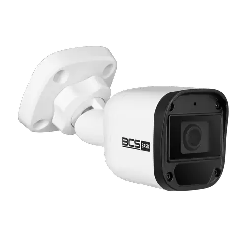 Camera supraveghere exterior BCS BASIC BCS-B-TIP12FR3(2.0), Bullet, 2MP 1920x1080, 2.8mm, IR 30m, PoE, IP67 (Alb)