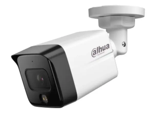 Camera supraveghere exterior Dahua IPC-HF1239TC1-A-LED-28-PRO, 2MP, Full-color 30m, detectie umana, microfon, PoE, IP67