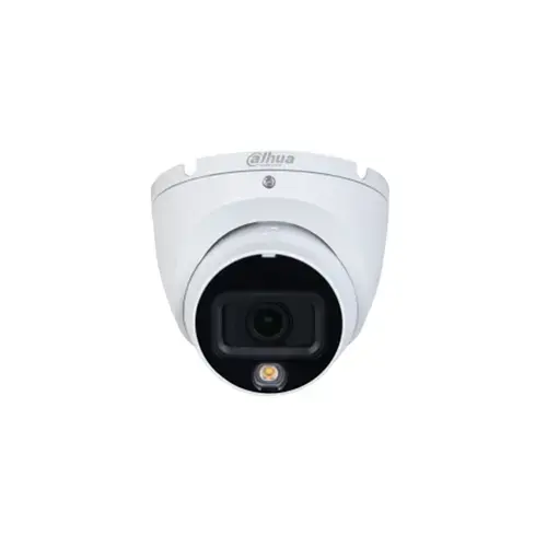 Camera supraveghere exterior Dome cu iluminare duala Dahua HAC-HDW1200TLM-IL-A-0280B-S6, 2 MP, 2.8 mm, IR/lumina alba 20 m, microfon