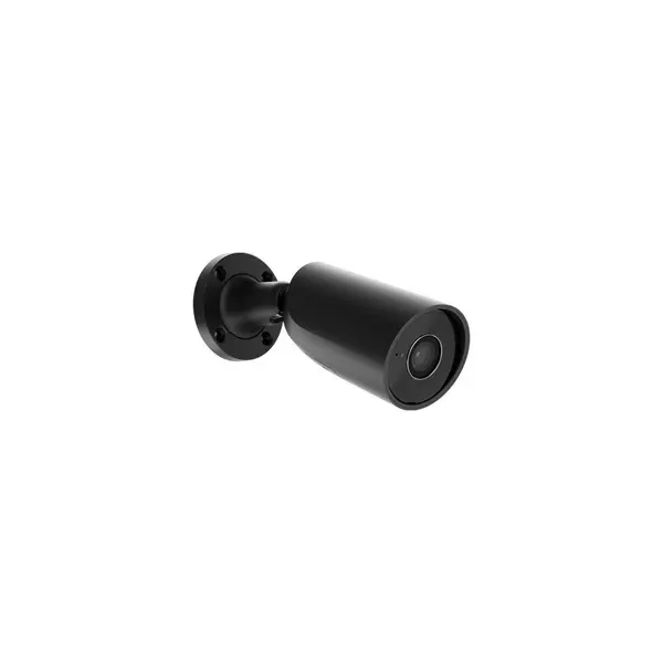Camera supraveghere exterior IP Ajax BulletCam, 5 MP, 2.8 mm, IR 35 m, microfon, slot card, detectie om/vehicul/animal prin AI, PoE, negru