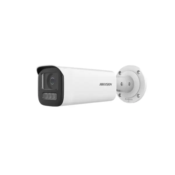 Camera supraveghere exterior IP cu iluminare duala Hikvision Hybrid Light DS-2CD1B43G2-LIU, 4 MP, 4 mm, IR/lumina alba 60 m, microfon, PoE