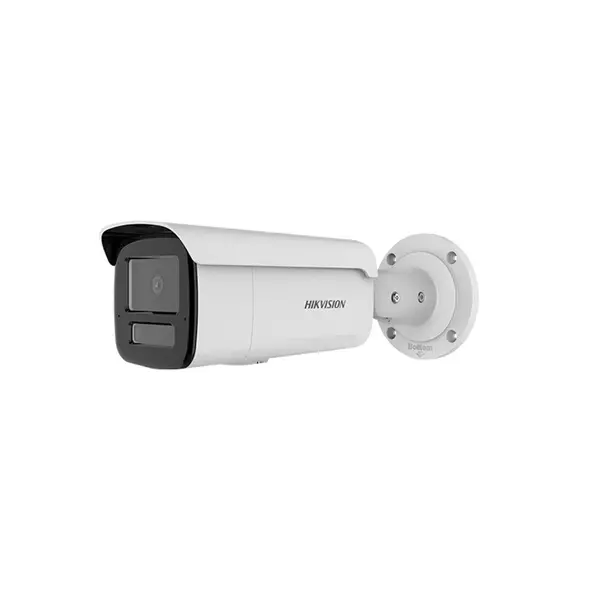 Camera supraveghere exterior IP cu iluminare duala Hikvision AcuSense DS-2CD2T83G2-2LI, 8 MP, 4 mm, IR/lumina alba 60 m, slot card, PoE