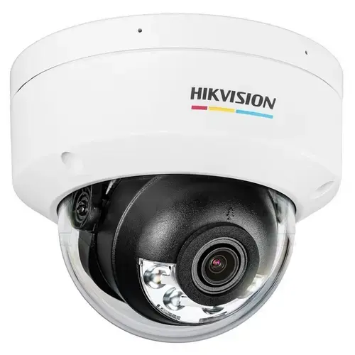 Camera supraveghere exterior IP Dome Hikvision ColorVu DS-2CD1147G2H-LIU, 4MP, 2.8 mm, IR 30 m, microfon, PoE