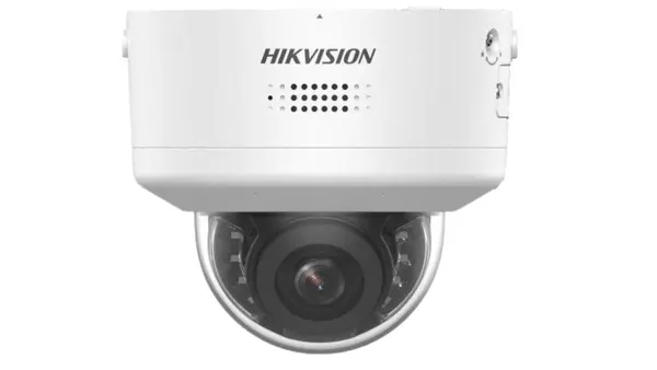 Camera supraveghere exterior IP dome Hikvision DS-2CD2786G2H-IPTRZS2U-SL-2812, 8MP, AcuSense, 2.8-12mm, IR 40m, microfon dual, PoE, IP66 IK10,