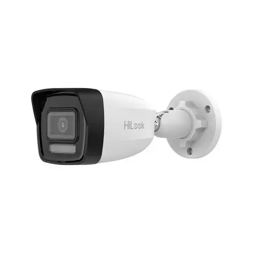 Camera supraveghere exterior IP Hybrid Light Hikvision HiLook IPC-B120HA-LU, 2 MP, 2.8 mm, IR / lumina alba 30 m, microfon, detectie persoane/vehicule, PoE