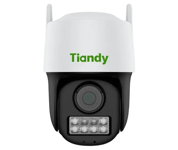 Camera supraveghere exterior wireless Tiandy, 5MP, Iluminare duala, Wi-Fi, rotire si inclinare, audio, IP66, TC-H353N-I5WCWIFIEu4mmV4.2