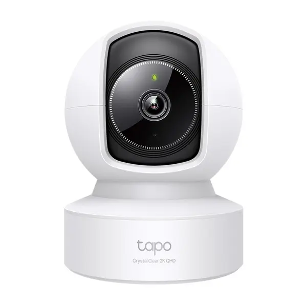Camera supraveghere interior IP wireless WiFi PT TP-Link TAPO C222, 4 MP, 4 mm, IR 12 m, slot card, microfon si difuzor, detectie smart, 360 grade, sirena, Ethernet