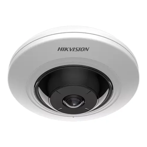 Camera supraveghere IP 5MP IR 8m microfon PoE Fish Eye Hikvision - DS-2CD2955G0-ISU-1.05mm