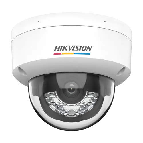 Camera supraveghere IP, ColorVu, Dual Light, 6MP, lentila 2.8mm, IR 30m, WL 30m, Mic, PoE, IK08 - HIKVISION DS-2CD1167G2H-LIU