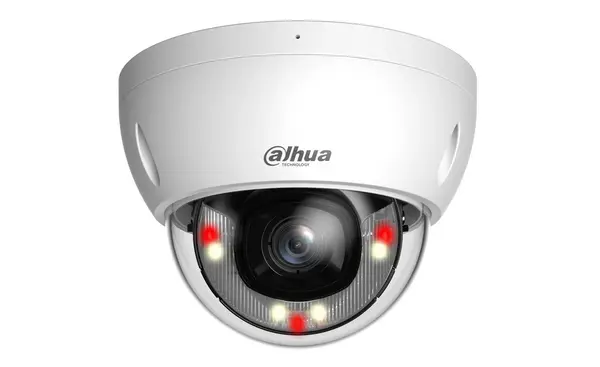 Camera supraveghere IP Dahua IPC-HDBW2249E-S-IL-0280B, WizSense, 2MP, Smart Dual Light, Audio, PoE, IP67