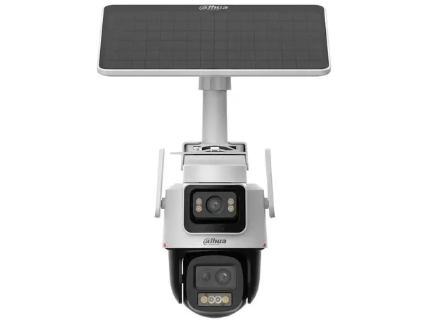 Camera supraveghere IP Dahua PTZ, 3+3MP, 4G, panou solar 8W, baterie 65Wh, zoom hibrid 6x, audio, IP66, IPC-PTS2649C-3E3Z-PRO