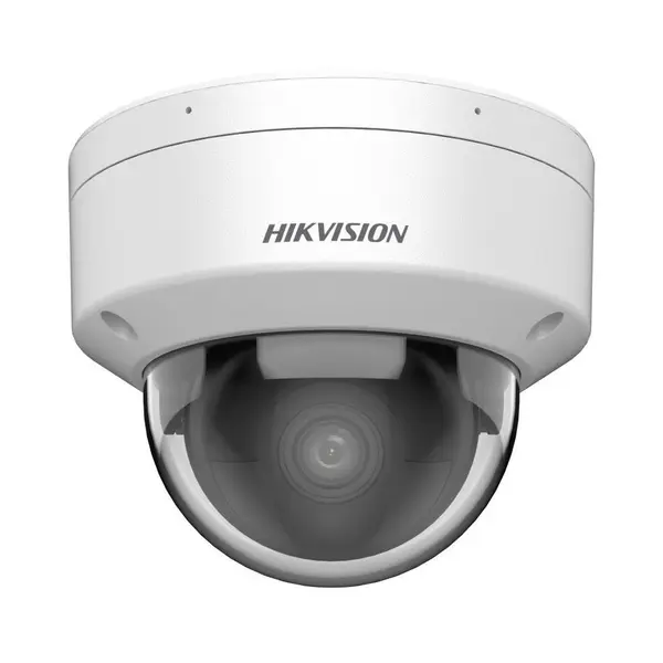 Camera supraveghere IP Dome Darkfighter Hikvision DS-2CD2186G2H-ISU, 8 MP, 4 mm, IR 30 m, slot card, microfon, clasificare om/vehicul, PoE