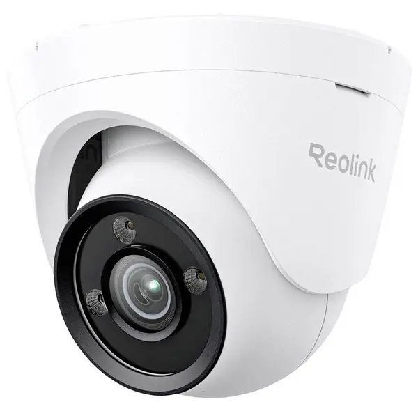 Camera supraveghere IP Dome Full Color Reolink ColorX P335X, 8 MP, 4 mm, night vision color, microfon si difuzor, lumina alba 30 m, slot card, sirena,
