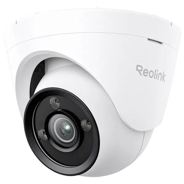 Camera supraveghere IP Dome Full Color Reolink CX820 ColorX P335X, 8 MP, 4 mm, night vision color, microfon si difuzor, lumina alba 30 m, slot card, sirena, protectie perimetrala, detectie om/vehicul/animal, PoE