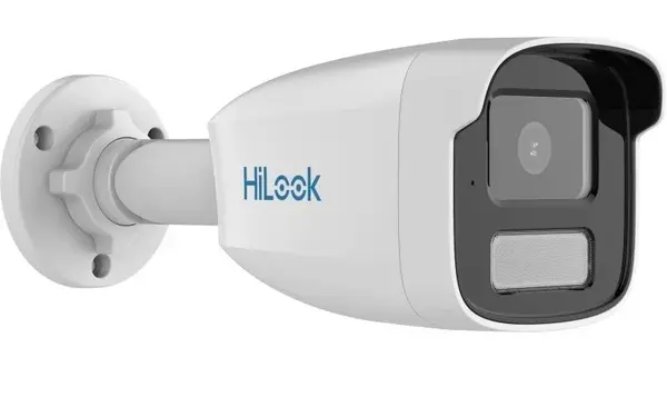 Camera supraveghere IP exterior HiLook IPC-B449HAA-LU 2.8mm, 4 MP, ColorVu, Smart Hybrid Light, microfon,2.8mm, IP67, PoE