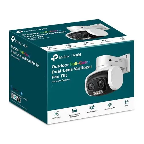 Camera supraveghere IP exterior rotativa VIGI C540V, 4MP Full-Color, lentila 4mm, IR 30m, detectare persoane si vehicule, audio bidirectional, microSD 512GB, PoE, ONVIF, IP66