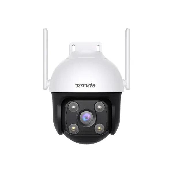 Camera supraveghere IP exterior Tenda RH7-WCA, 4MP, Wi-Fi 6, rotire si inclinare din aplicatie, IR+LED 30m, audio bidirectional, detectie umana-vehicul, autopatrol, alarma, IP65