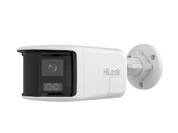 Camera supraveghere IP Hikvision HiLook IPC-B460HAD-LUF/SL, 6MP, 2.8mm, iluminare duala, audio bidirectional, alarma stroboscopica, slot microSD, PoE, IP67
