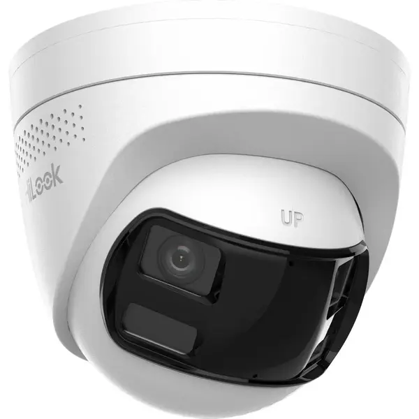 Camera supraveghere IP Hikvision HiLook IPC-T260HAD-LUF/SL, 6MP, 2.8mm, iluminare duala, audio bidirectional, alarma stroboscopica, slot microSD, PoE, IP67