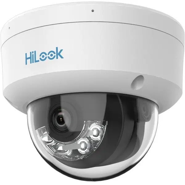 Camera supraveghere IP HiLook IPC-D169HAA-LU 2.8mm, 6 MP, ColorVu, HikAI-ISP, microfon, Smart Hybrid Light, IP67, IK08