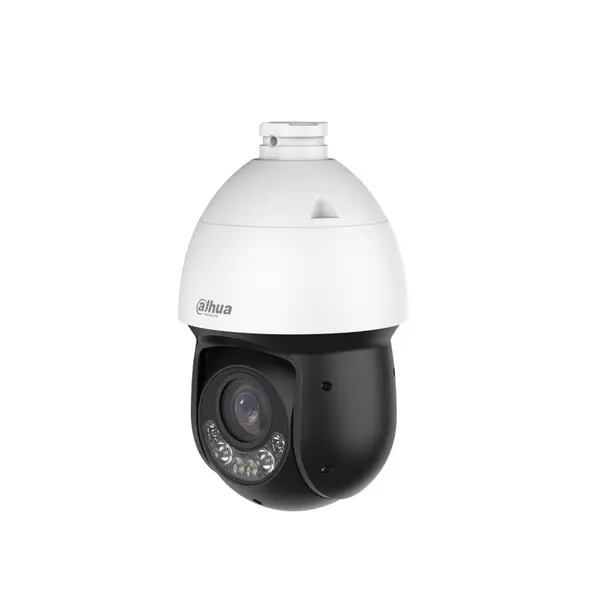 Camera supraveghere IP rotativa cu iluminare duala PTZ Dahua WizSense SD4D225MB-HNR, 2 MP, 4.8 - 120 mm, zoom 25x, IR /lumina alba 100 m, auto tracking, slot card, PoE