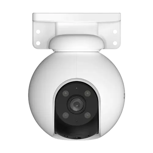 Camera supraveghere IP WI-FI Pan&Tilt, 3K, lentila 4mm, Audio bidirectional, IR 30m, Lumina alba 20m, SDcard, Color 24/7 - EZVIZ H8 Pro 3K