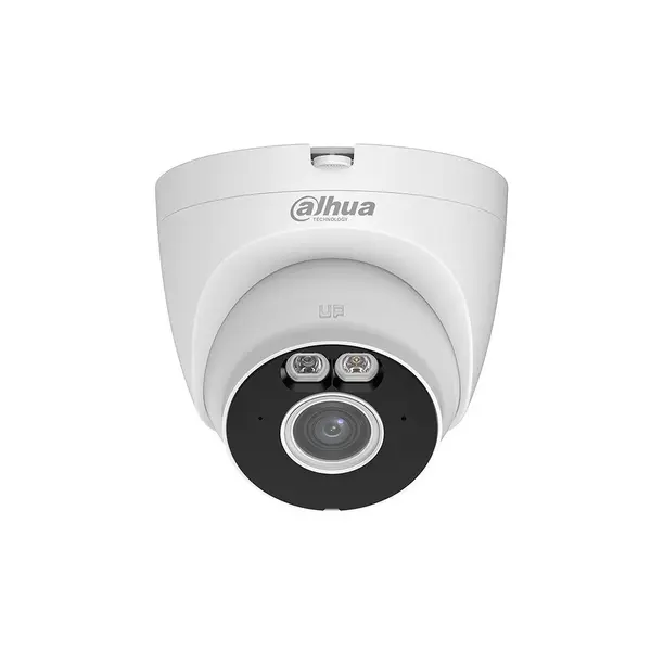 Camera supraveghere IP WiFi 6 Dahua Smart Dual Light T5A-IL-0360B, 5 MP, 3.6 mm, IR/lumina alba 30 m, microfon, slot card, detectie AI om/vehicul