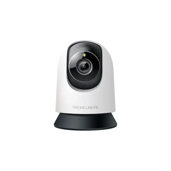 Camera supraveghere IP WiFi interior MERCUSYS MC230, 5MP 3K, rotire 360, detectare persoane si animale, audio bidirectional, IR 12m, microSD 512GB, ONVIF, Alexa, Google Assistant