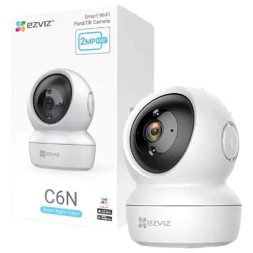 Camera supraveghere IP WIFi Pan Tilt 4MP rezolutie 2K Audio bidirectional SDcard - EZVIZ CS-H6c-2K+