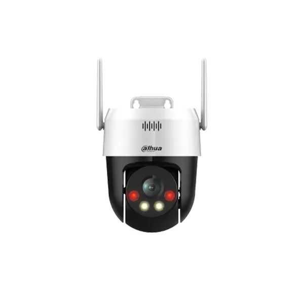 Camera supraveghere IP WiFi PT Dahua Full Color Smart Dual Light Active Deterrence SD2A200HB-GN-AW-PV-0400-S2, 2 MP, 4 mm, IR/lumina alba 30 m, detectie umana, slot card, alarma acustica si vizuala, microfon, vizualizare de pe telefon