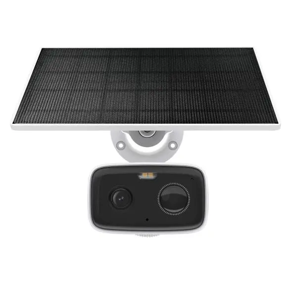 Camera supraveghere IP WiFi TP-Link Tapo C400 KIT, Full HD 1080p, IR 10m, lentila fixa 3.16mm, microfon si difuzor, alarma sonora si luminoasa, panou solar Tapo A201C, microSD 512GB, IP65