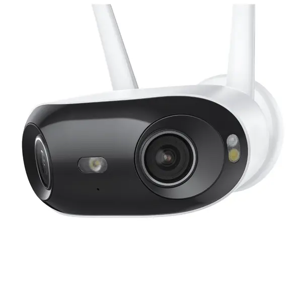 Camera supraveghere panoramica wireless cu lentila duala IP WiFi 6 Dual Band Reolink Elite Full Color W740, 8 MP, 2.8 mm, 180 grade, slot card, lumina alba/IR 30 m, microfon si difuzor, detectie om/vehicul/animal, timelapse