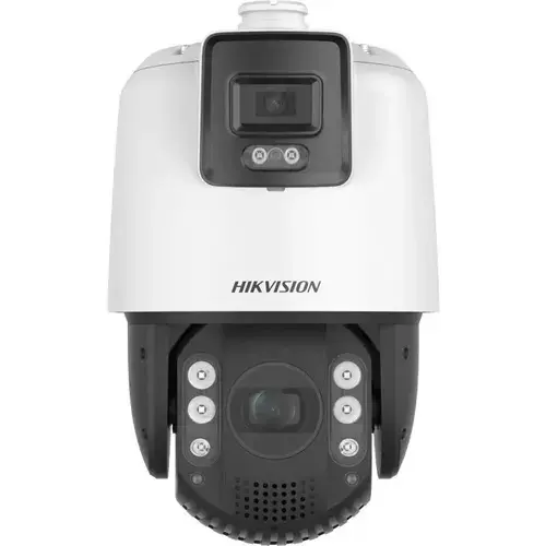 Camera supraveghere video exterior Hikvision TandemVu DS-2SE7C425MWG-EB/26(F0), PTZ+Panoramic, 6+4MP, AcuSense, IR 200m, IP66, Hi-PoE