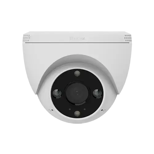 Camera supraveghere video exterior IP Turret WiFi EZVIZCS-H4-2K, 3 MP, 2.8mm, IR 30m, 2.4 GHz, microfon si difuzor, sirena, slot card