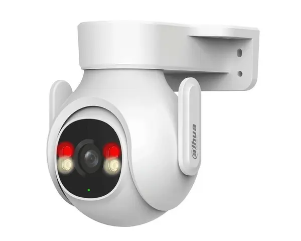 Camera supraveghere Wi-Fi 6 Dahua Picoo IPC-P5B-PV, 5MP, Pan/Tilt, iluminare duala 30m, detectie AI om/vehicul, urmarire automata, alarma, slot microSD, IP66, de exterior