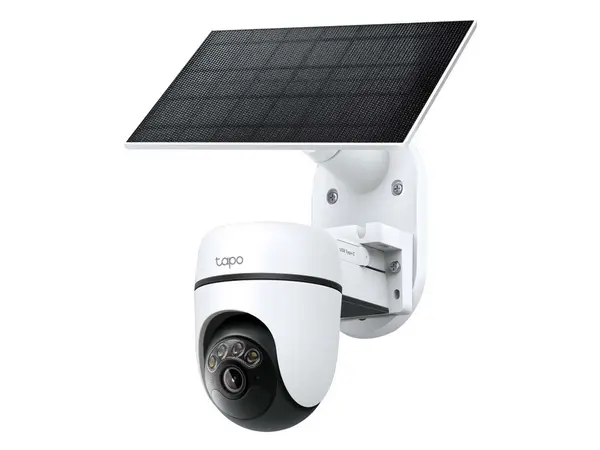 Camera supraveghere Wi-Fi cu panou solar Tapo C630 KIT, 3K 5MP, Iluminare duala, Audio, Alarma, control vocal, slot microSD, IP65